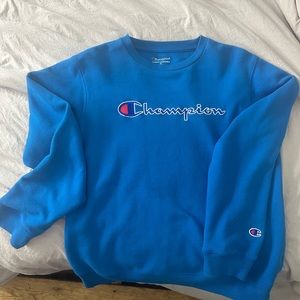 Champion royal blue sweatshirt (medium)
